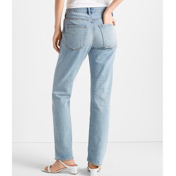 Club Monaco Relaxed Slim Crop and Strength Leg Denim Jeans - Picture 2 of 16